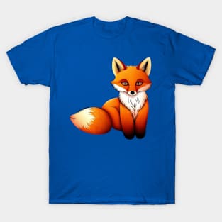 Cute Fox transparent background T-Shirt